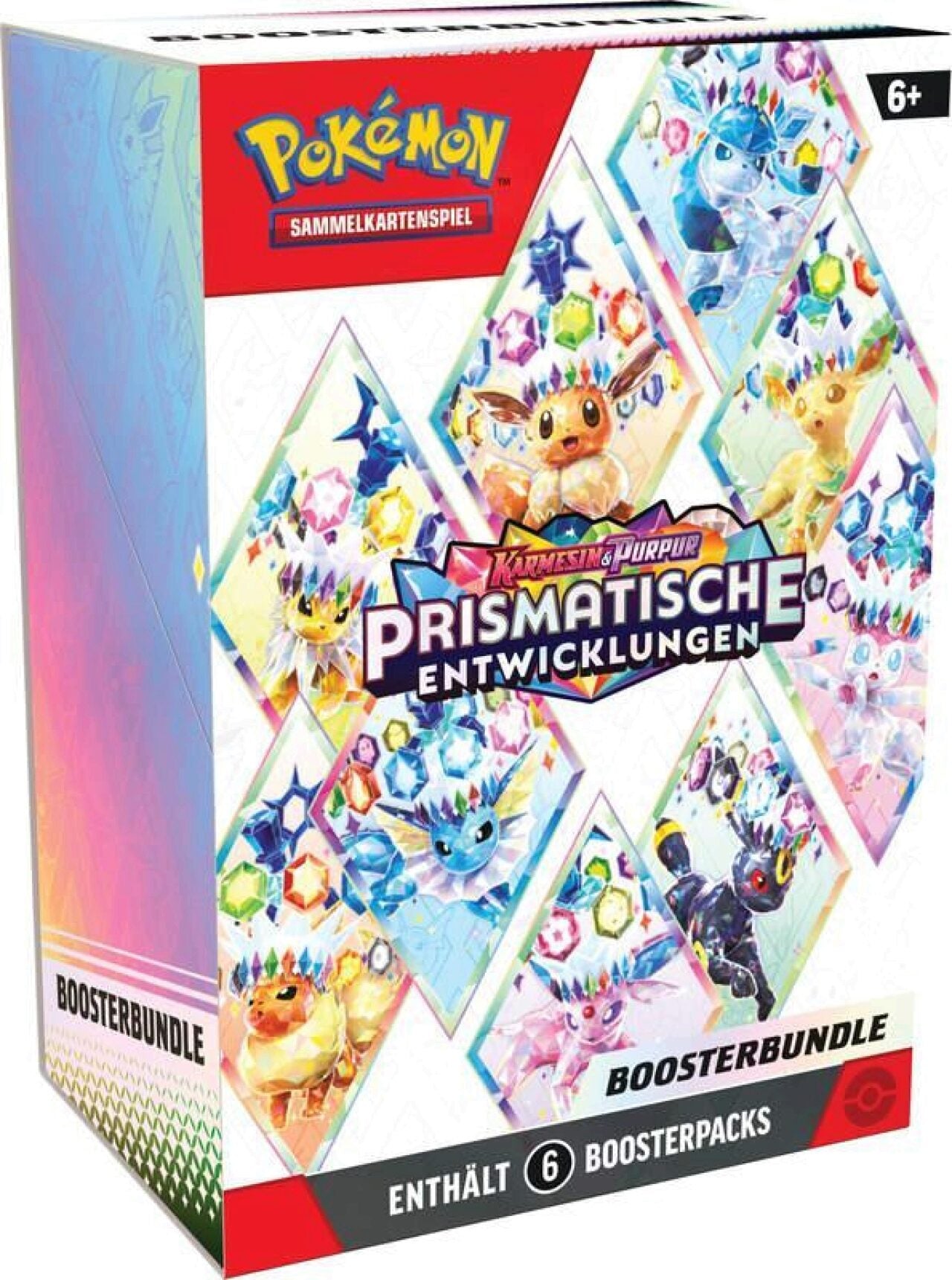 POKEMON 10617 PKM Pokémon KP08.5 Boosterbundle Karmesin & Purpur - Prismatische Entwicklungen
